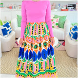 Aztec Print Skirt Only