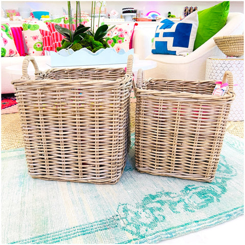 Halo Rattan Normandy Baskets (or Planters)