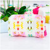 Giverny Quilted Cosmetic Bag by Laura Park