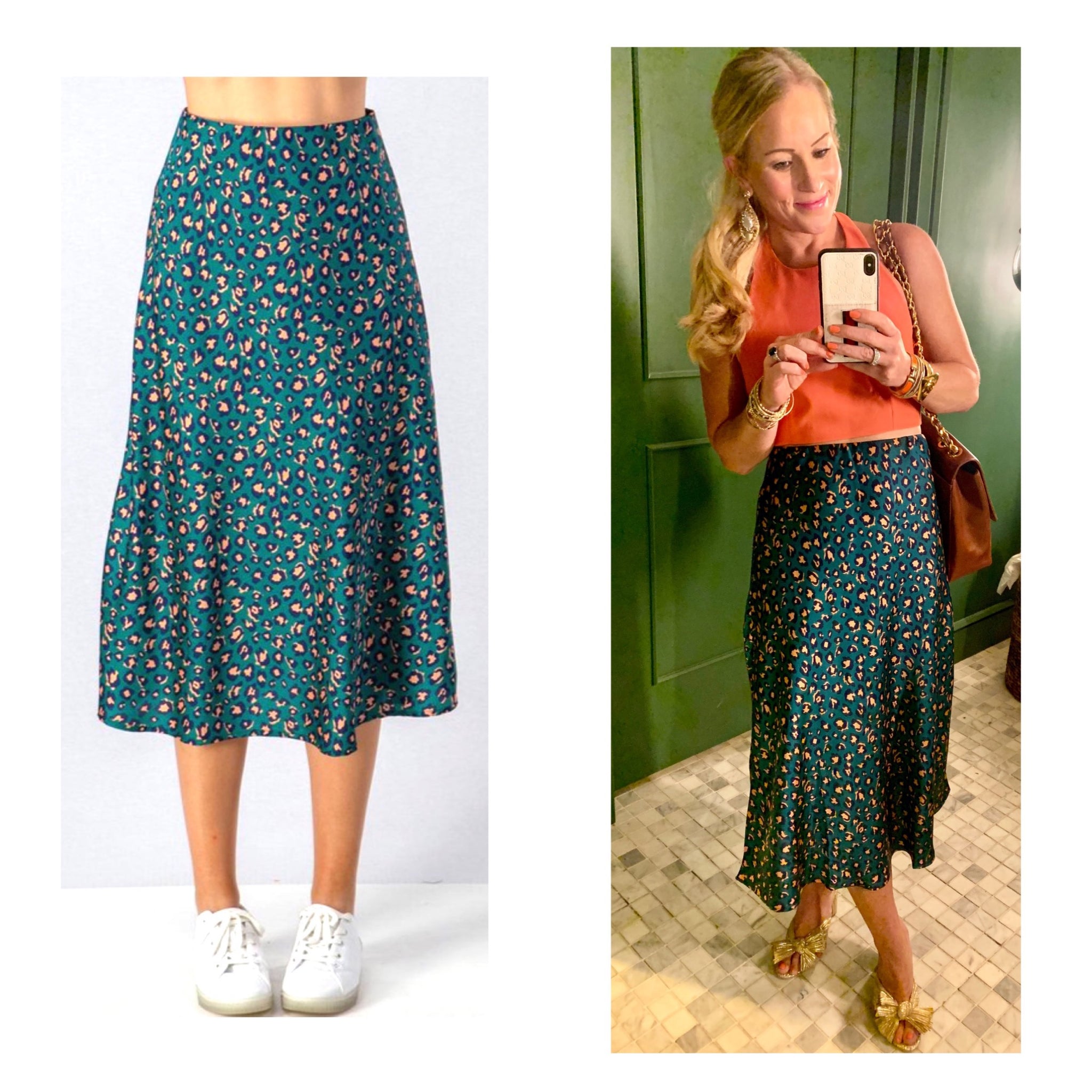 【送料&関税込】  Midi Skirt Yincro Women's A-Line Midi Skirt with Pockets High Waist