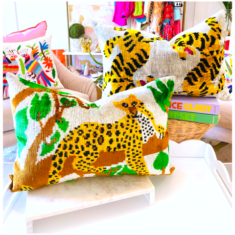 Handmade Silk Velvet 16”x24” Lumbar Pillow Covers