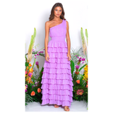 Sundress Metallic Guadelupe Pacific Lavender Dress