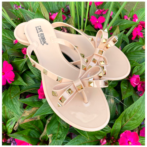 Jelly sales bow sandals