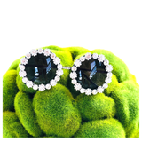 Austrian Crystal Floral Embellished Sunglasses