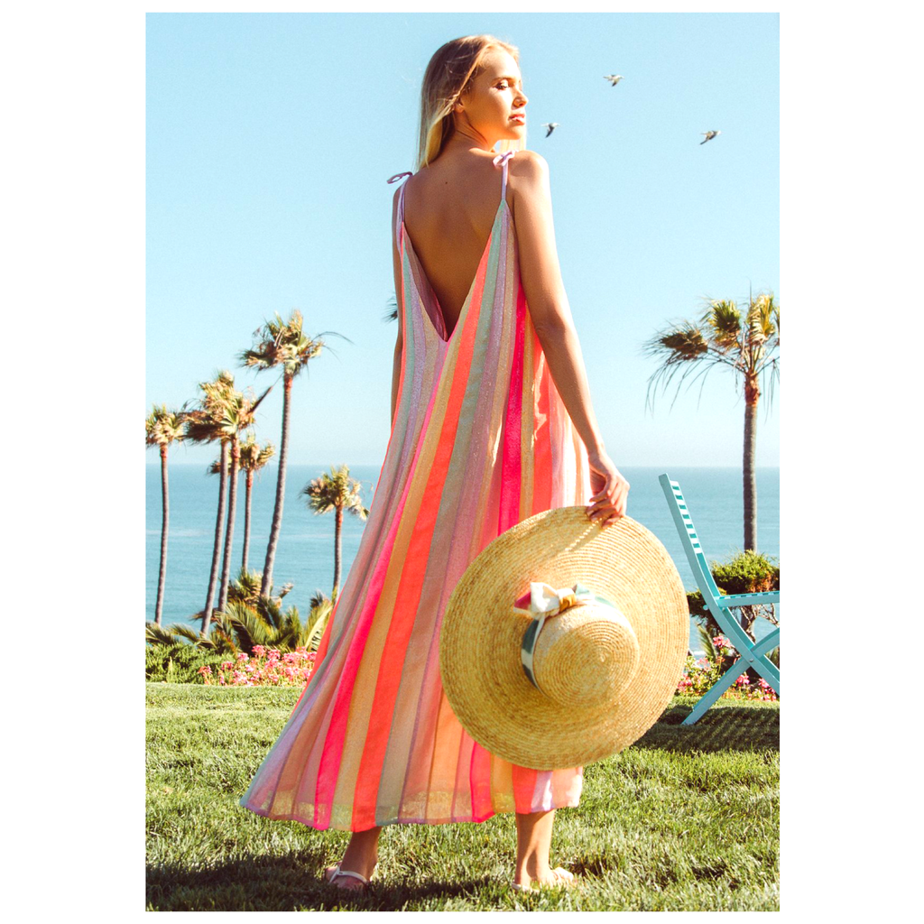 Metallic sales rainbow dress