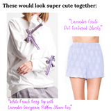 Lavender Circle Dot Shorts