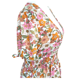Neutral Tones Vintage Floral Mariposa Dress