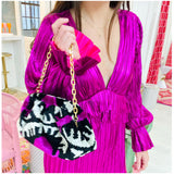Handmade Silk Velvet Bags with Optional Chain
