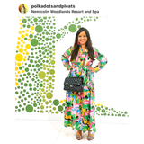 Green Abstract Mimi Dress
