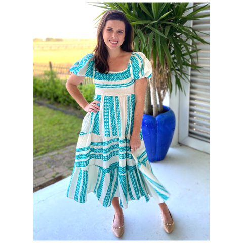 Turquoise Sofia Zelma Dress
