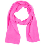 100% Cashmere Heart Gloves & Pink Scarf