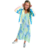 FRNCH Scalloped Pastel Rainbow Sanoa Cardigan