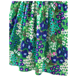 Green Vintage Floral Puff Sleeve Harriette Dress