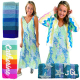 FRNCH Scalloped Pastel Rainbow Sanoa Cardigan