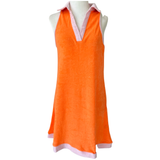 Pink & Tangerine Terrycloth Dana Dress