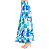 Blue Abstract Bogan Skirt Set (sold together)