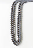 MIX and MATCH 60” Frosted Matte Bead Necklaces