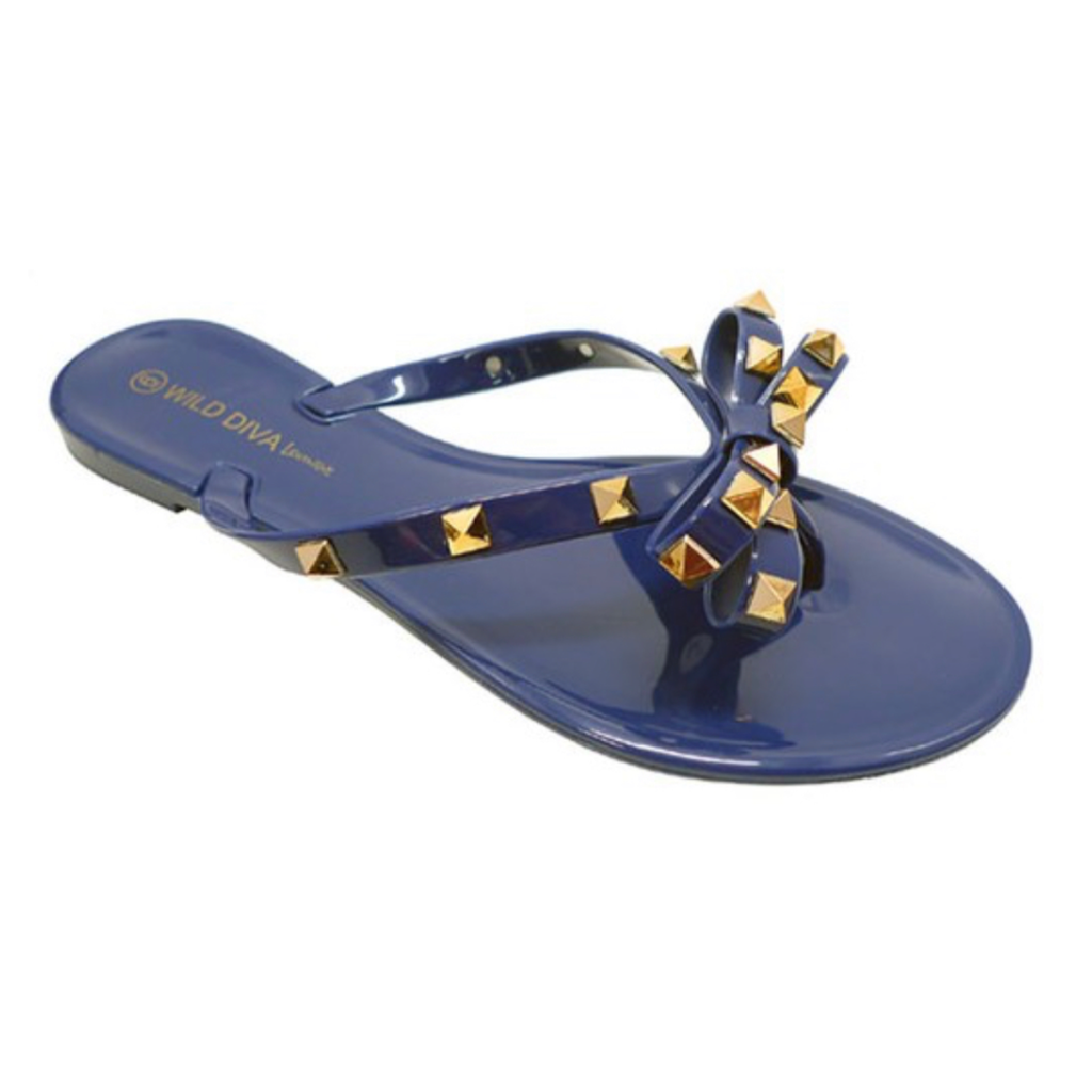 Rockstud discount bow sandals