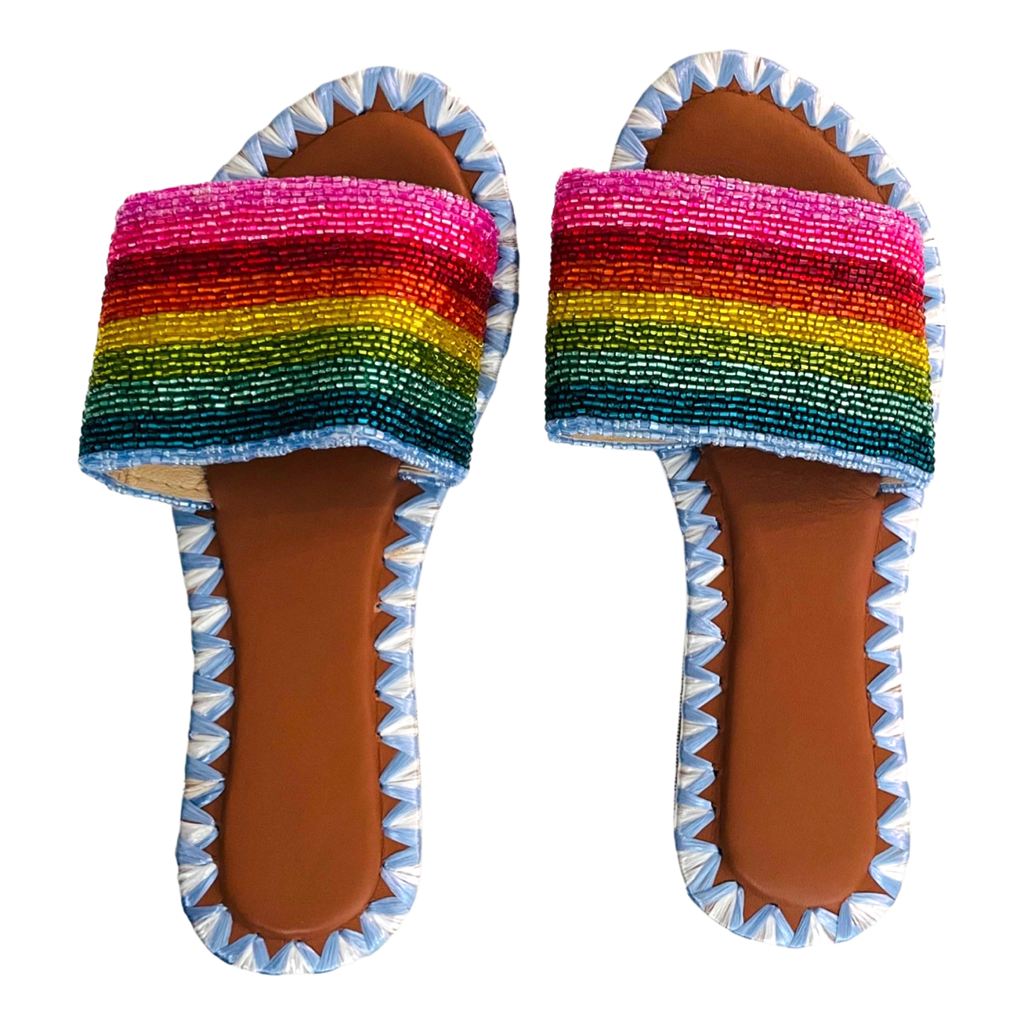 Custom 2025 rainbow sandals