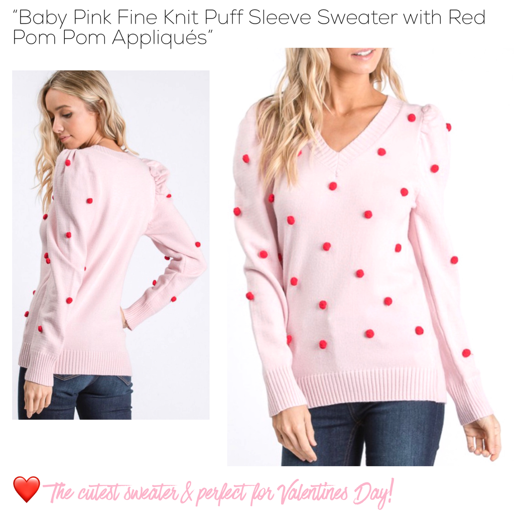 The Cutest Pink Pom Cardigan, Ever!