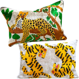 Handmade Silk Velvet 16”x24” Lumbar Pillow Covers