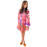 Multicolor Paisley Print Melly Dress
