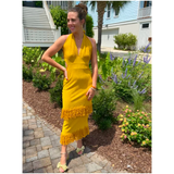 Marigold Fringe Moritz Dress