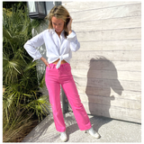 Pink High Waisted Della Jeans