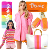 FRNCH Pink Wave Mohair Blend Springtime Calla Sweater