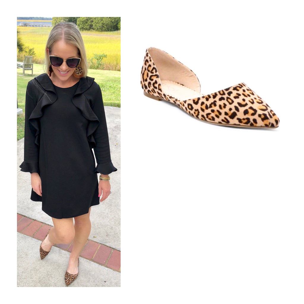 Leopard Biased Cut Flats - James Ascher