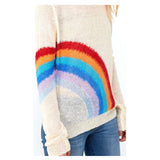Rainbow Natural Summer Knit Tunic Sweater