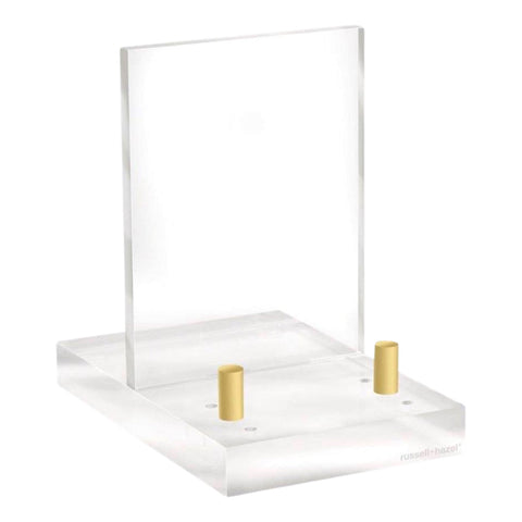 Solid Cut Acrylic Collator Bookends + Jewelry/Headphone Stand + Easel + Standard Collator