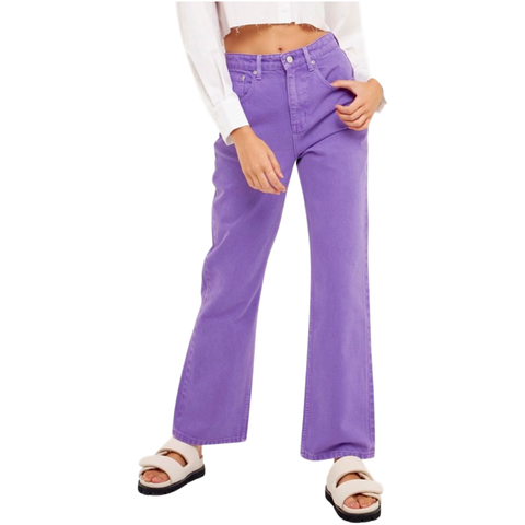 Purple High Waisted Della Jeans