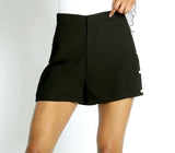 Black PEARL Embellished Shorts