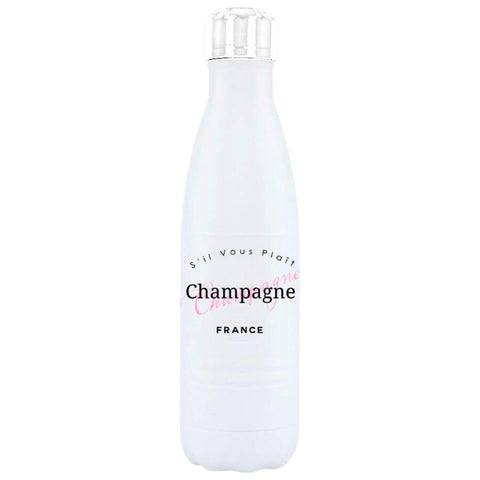 Champagne S’il Vous Plait Insulated Water Bottle