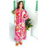 Pink Pucc Printed Nemar Dress