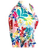 Multi Floral Abstract Heureuse Dress