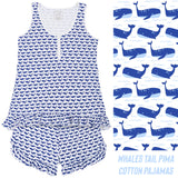 Whales Tail Pima Cotton Pajamas