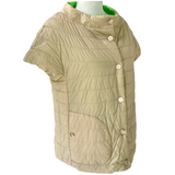Lavender & White or Green & Tan *REVERSIBLE* Paris Puffer Vest
