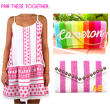 Kasia Resort Fuchsia Santorini Mini Dress