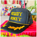 Charlie Embroidered Howdy Honey & Cool It Cowboy Hats