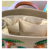 Handmade Beaded Palm Bag