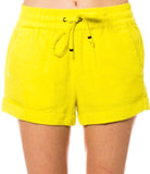 Summer Staple: Yellow Linen Shorts 😊