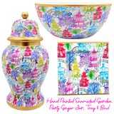 Chinoiserie Ginger Jar, Tray & Bowl