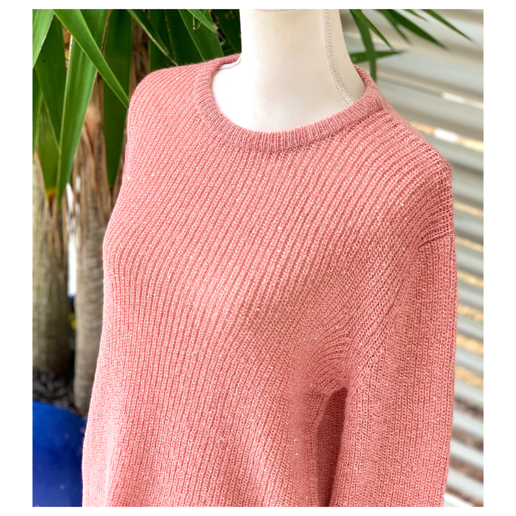 Coral 2025 pink sweater
