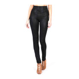 Snake Embossed Faux LEATHER High Waisted Leggings