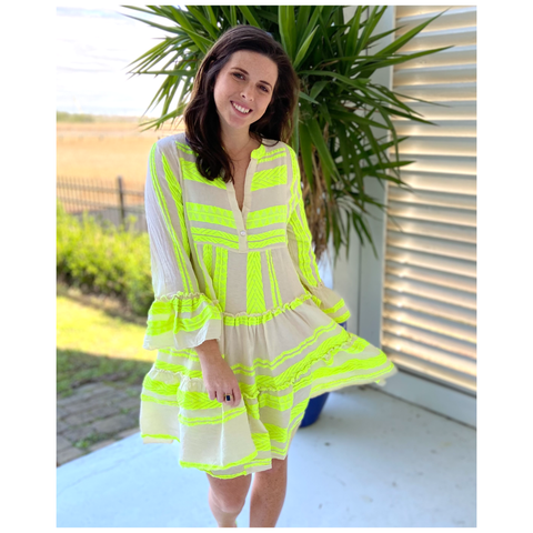 Neon Yellow Tori Dress