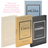 Historical Monographs of Iconic Fashion Houses, Bound by Hand in LEATHER