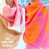 Linen Pareo / Sarong, Wrap or Scarf