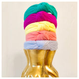 Terrycloth Top Knot Headbands in 5 Colors